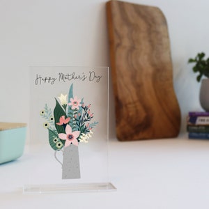 Carta alternativa con fiori personalizzati stampati / Fiori stampati per San Valentino / Carta per la festa della mamma / Fiori per cassette postali / Festa della mamma 2025