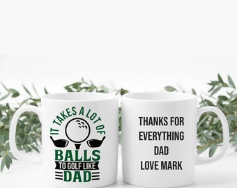 Funny Golf Mug | Golf Dad Mug Gift | Gold Lover Gift for Father's Day | Father's Day Mug Gift | Golf Pun Father's Day Gift | Golfing Dad Mug