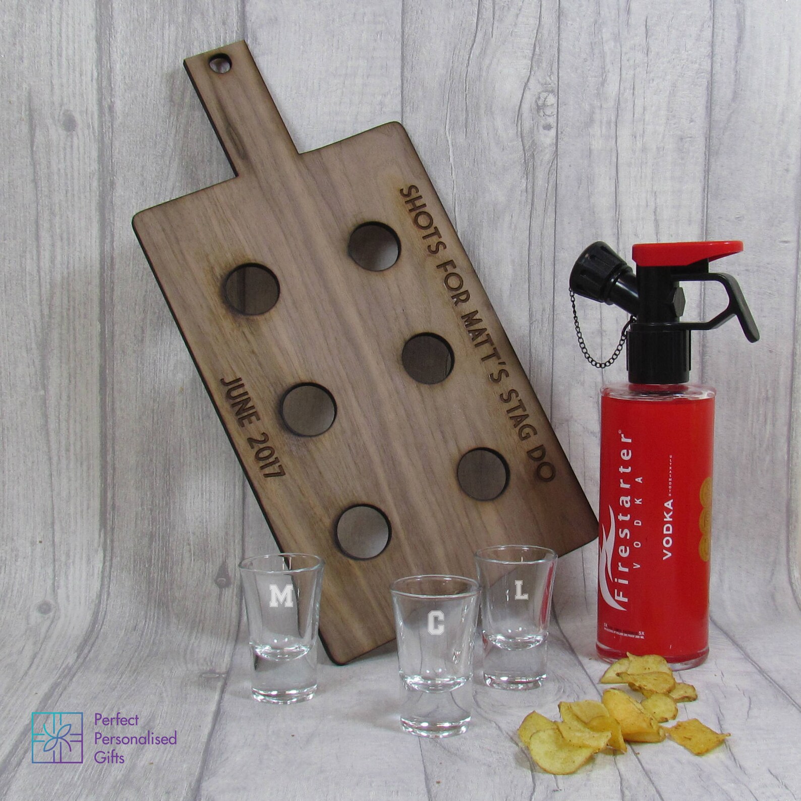 Personalised Shot Paddle Board Vodka Shots Vodka Gift Shot | Etsy