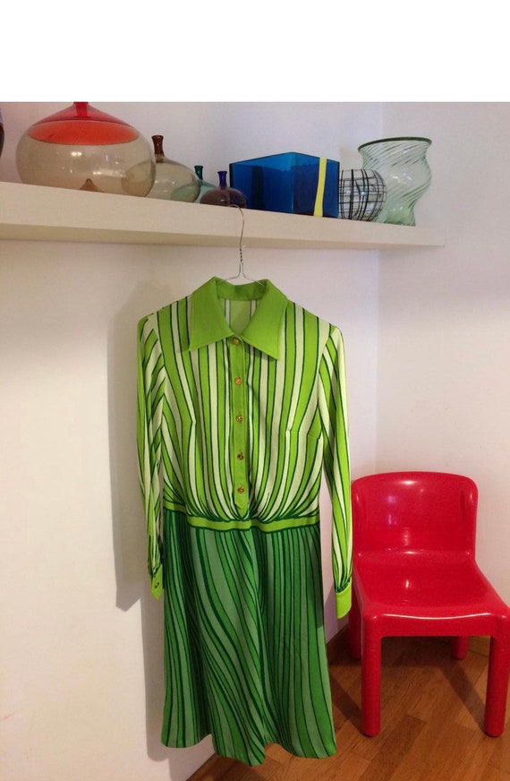 ROBERTA DI CAMERINO trompe l'oeil chemisier dress