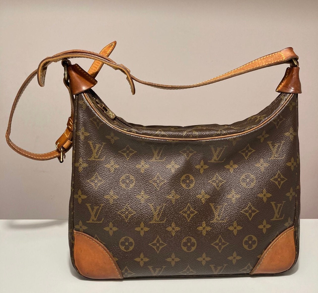 LOUIS VUITTON BOULOGNE Vintage Shoulder Bag 