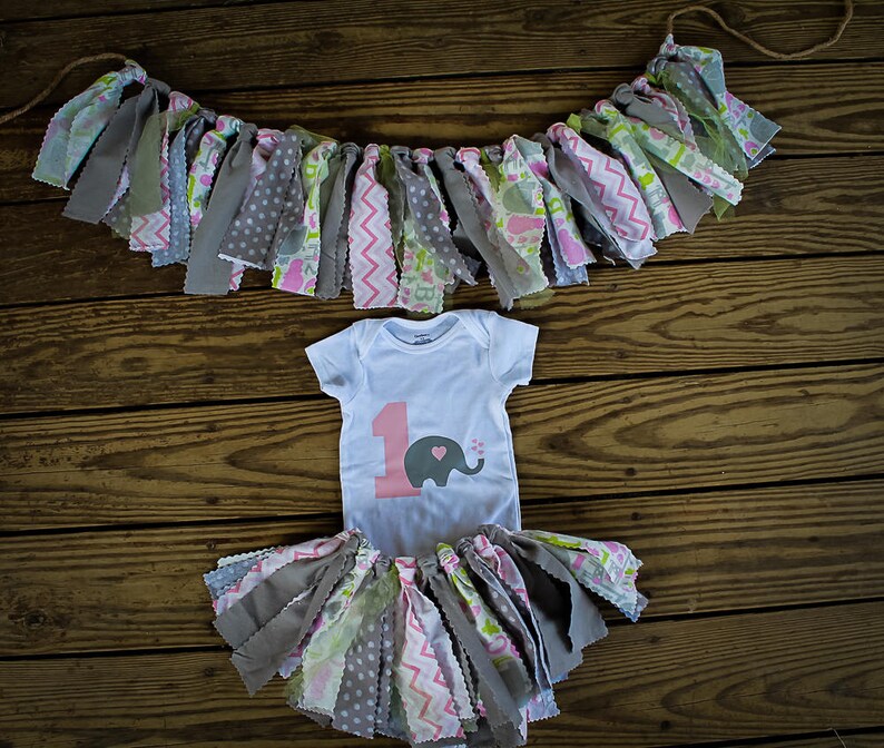 Highchair Banner Birthday Garlandbodysuit Tutu Skirt Outfit Etsy
