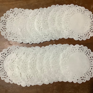 4 inch White Doilies (pack of 20)