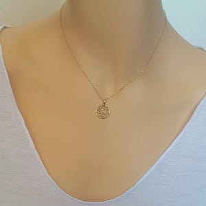 Shema Israel Inspired Necklace, Minimalist Gold Filled Pendant for Women, Hebrew Prayer Jewelry, Jewish  Charm, Faith Jewelry, Gift for Her