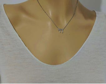 Collier Chai Life en argent, bijoux juifs symboliques pour femme, pendentif hébreu, collier symbole Chai, symbole de vie hébreu Chai
