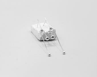 Stab Ohrringe: Minimalistischer handgemachter Schmuck