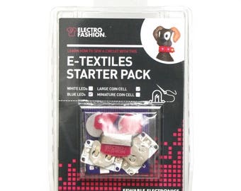 Electro-Fashion Starter Pack, Standard Cell Holder sewable electronics e-textiles etextiles Choice of Colour