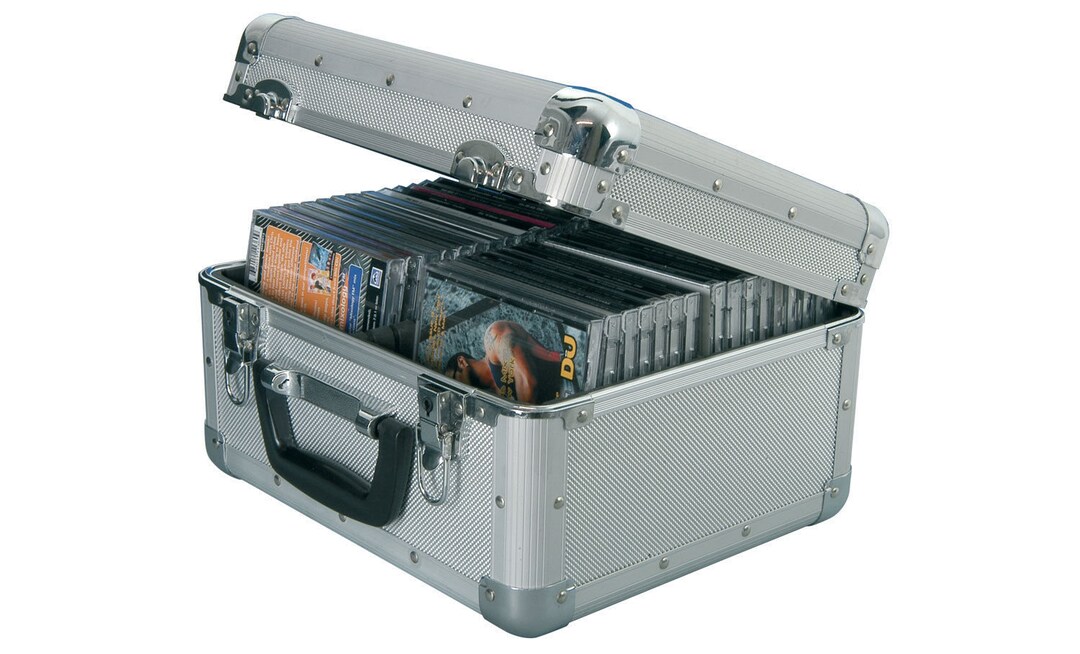Aluminium CD Storage Box Flight Case for 40 Cds Lockable Etsy UK