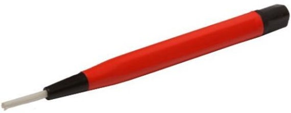 Set x 3 brass steel fiberglass Scratch brush pen pencil removes rust scratches
