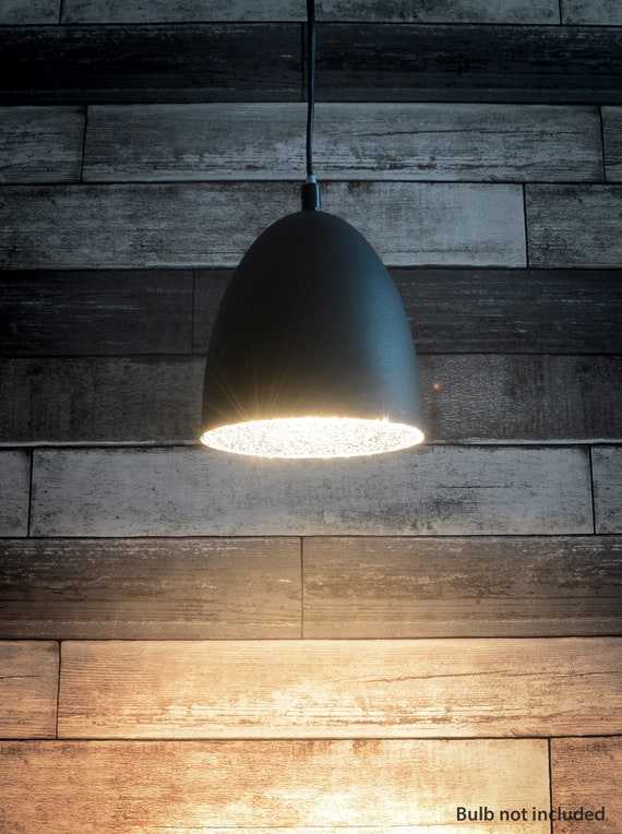Dome Pendant Light Fitting With Crystal Effect Inner Shade - Dome Pendant Light Shade