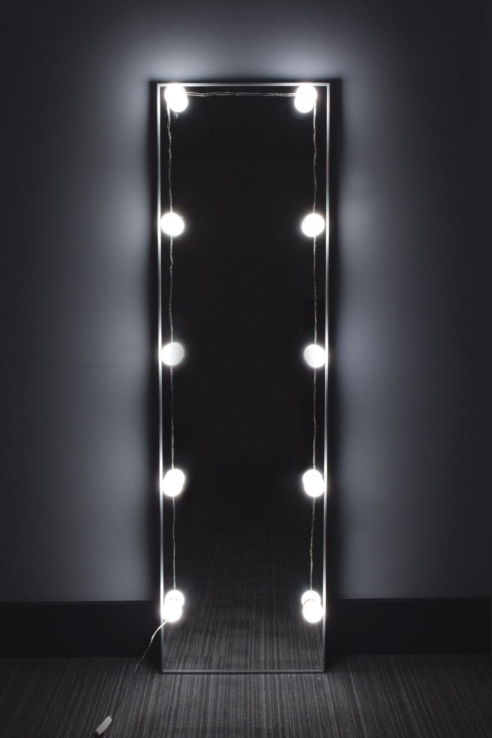 Led Mirror Lights Stick on LED Lights Dimmable String of 10 Etsy UK