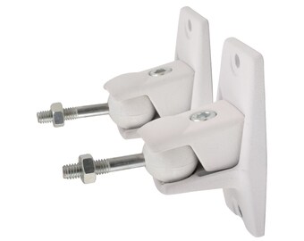 Universal Speaker Brackets White Pair Home Cinema Surround Sound