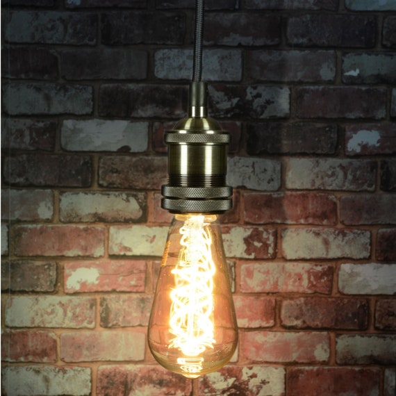 Vintage E27 Pendant Cord Light Set 