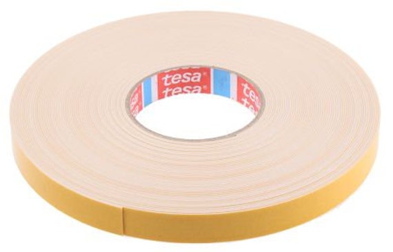 Tesa 4957 Espuma de PE blanca cinta de doble cara, 1 mm de espesor, 19 mm x  25m -  México