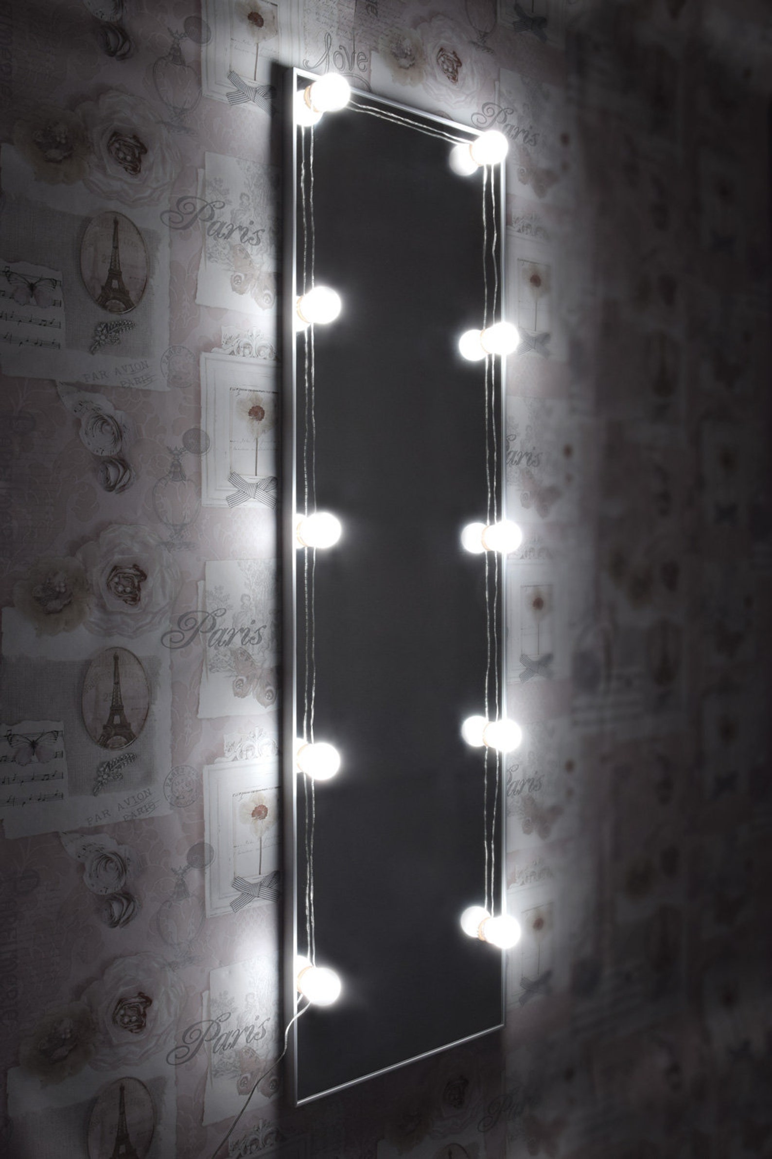 Led Mirror Lights Stick on LED Lights Dimmable String of 10 Etsy UK