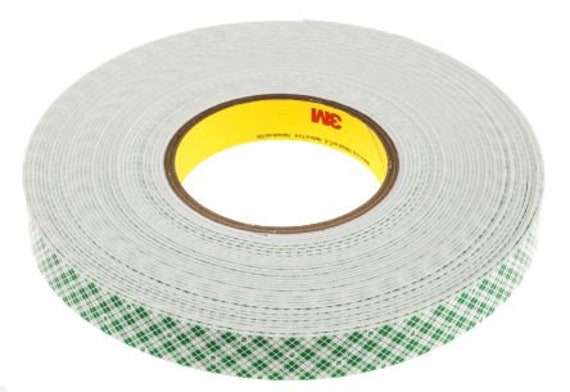3m 4016 White Pur Foam Double Sided Tape 1 6mm Thick 19mm X Etsy