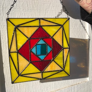 Suspiria Stained Glass Ceiling Suncatcher Panel Horror Movie Fan Dario Argento Cult Classic