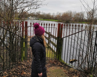 Gorro de cachemir puro