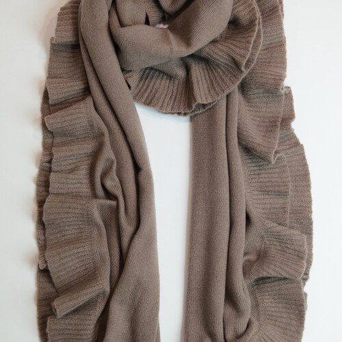 100% Pure Cashmere knitted Shawl shops Wrap