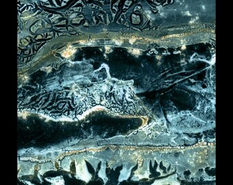 Abstract Seascape Art Print: Deep Ocean View, Limited Edition