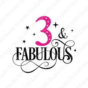 Three Birthday SVG, Three year birthday svg, 3rd Birthday Svg, 3rd Birthday, Birthday svg, Third Birthday svg, Cricut, Silhouette Cut Files