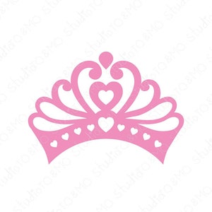 Princess Crown SVG, Princess Crown SVG, Crown SVg, Princess SVG, Crown clipart, Princess Crown Cut Files, Fish Hook Silhouette