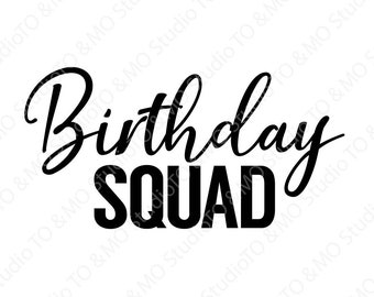 Download Birthday Squad Vegas Etsy