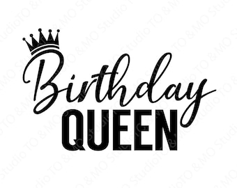 Download Birthday Queen Svg Etsy
