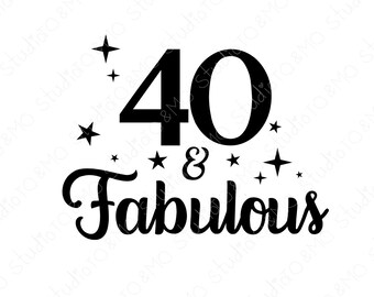 Download 40th Birthday Svg Etsy