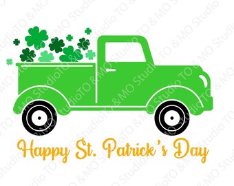 Download St Patrick Truck Svg Etsy