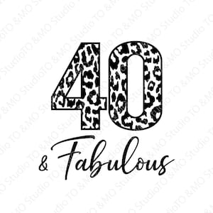 Forty Birthday SVG, 40th Birthday Svg, 40th Birthday, Birthday svg, Forty svg, Birthday cut file, Cricut, Silhouette Cut Files