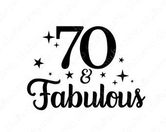 Download 70th Birthday Svg Etsy