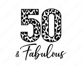 Fifty Birthday SVG, 50th Birthday Svg, 50th Birthday, Birthday svg, Fifty svg, Birthday cut file, Cricut, Silhouette Cut Files