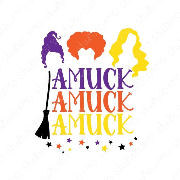 Hocus Pocus SVG, Sanderson Svg, Bad Witch Svg, Halloween Svg, Sanderson Sisters SVG, Witch Hat SVG, Cricut, Silhouette Cut Files