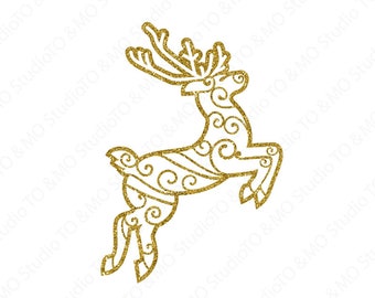 Download Rudolf Reindeer Svg Etsy