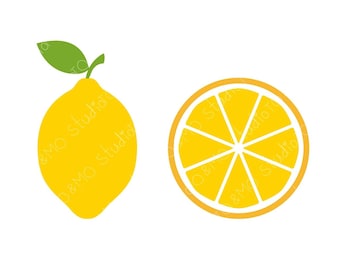 Lemon Svg Etsy