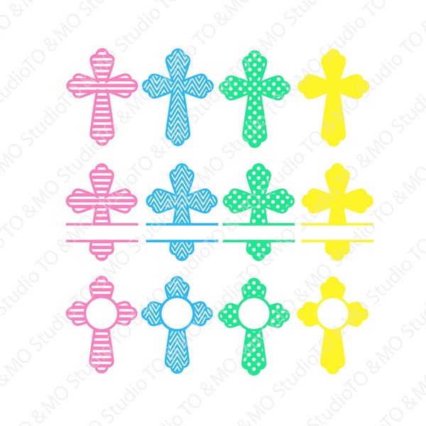 Easter Svg, Cross SVG, Cross monogram Svg, Christening Svg, Religious svg, Christian Svg,Jesus Svg,Christ Svg, Cricut, Silhouette Cut Files