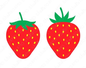 Strawberry Svg Etsy