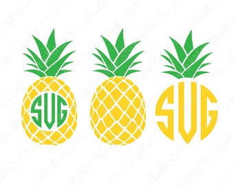 Download Free Pineapple Monogram Svgpineapple Svg Pineapple Clipart Svg Etsy SVG Cut Files
