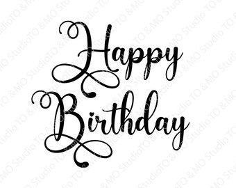 Download Happy Birthday Svg Etsy