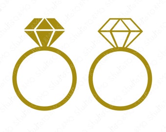 Download Diamond Ring Svg Etsy