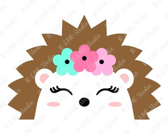 Hedgehog SVG, Cute Hedgehog Face Svg, Hedgehog Clip Art, Hedgehog Face SVG, Cute Head SVG, Cricut, Silhouette Cut File Chevrons