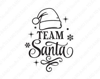 Download Svg Files For Cricut Files For Silhouette Cameo Santa Squad Svg Santa Svg Digital Download Printing Printmaking Svg Cut Files Sculpting Forming Craft Supplies Tools