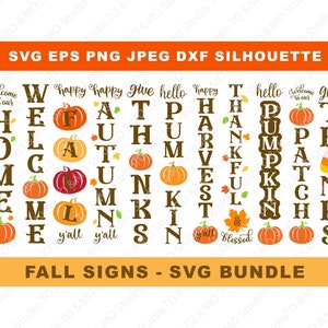 Porch Sign Svg Bundle, Fall Porch Sign Svg, Halloween Porch Sign Svg, Thanksgiving Svg, Pumpkin Svg, Halloween Svg, Cricut, Silhouette Files