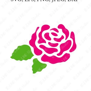 Rose Flower SVG, Peony Flower SVG, Rose Svg, Peony Clip Art, Flower SVG,  Svg, Cricut, Silhouette Cut File