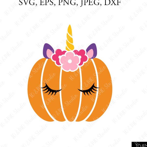 Pumpkin Unicorn SVG, Halloween Unicorn Svg, Unicorn Clip Art, Unicorn Face SVG, Cuite Unicorn SVG, Cricut, Silhouette Cut File Chevrons