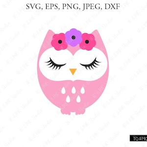 Owl SVG, Owl head Svg, Owl Clip Art, Unicorn Face SVG, Cute Owl SVG, Cricut, Silhouette Cut File Chevrons