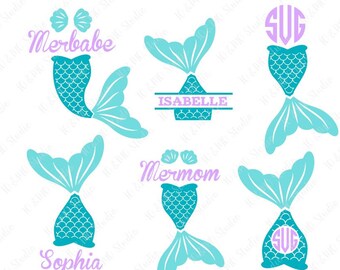 Download Mermaid Svg Etsy