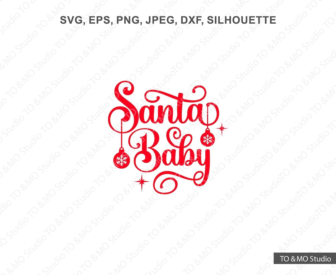 Santa Svg, Santa Baby Svg, Christmas SVG, Merry Christmas SVG
