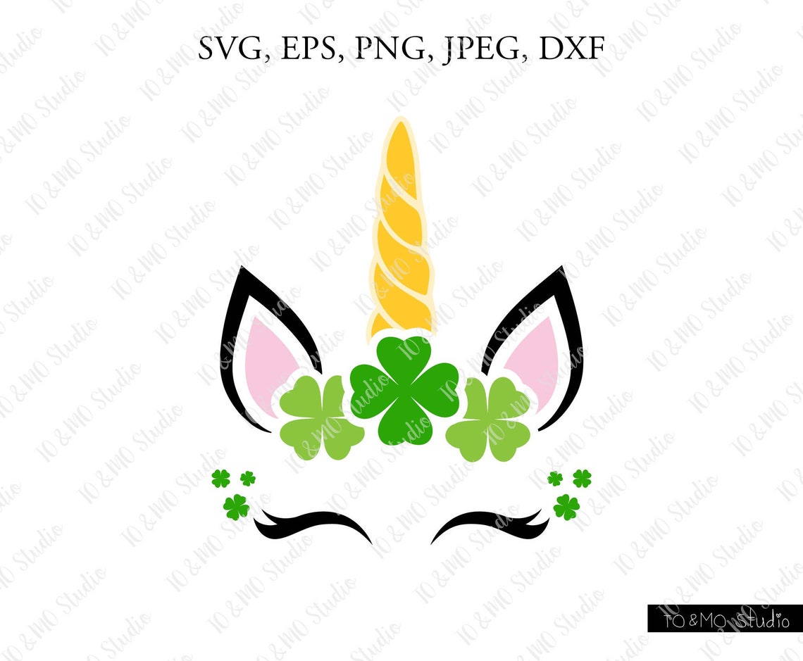 Unicorn St. Patrick SVG Unicorn Svg Lucky Unicorn SVG | Etsy